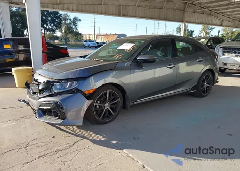 2021 Honda Civic Sport из США, поврежденный, VIN SHHFK7H40MU230096